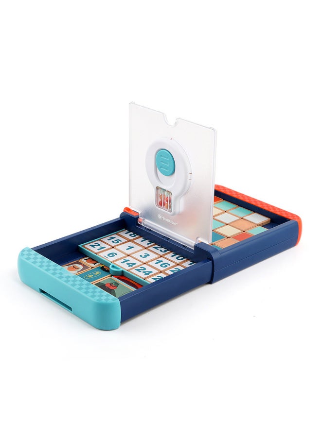 Wholesale TikTok children's Three Kingdoms digital Huarong Road educational toys 3-in-1 puzzle children's thinking training brain-moving men